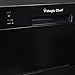 Magic Chef MCSCD6B5 6-Place-Settings 680-Watt AC Countertop Dishwasher (Black)