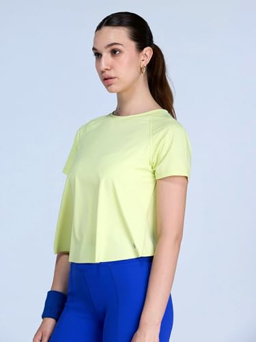 Image of CAVA Overlap Tee for Women | Split Back Mesh Design, Moisture-Wicking, 4-Way Stretch, Anti-Odour, Quick Dry | Activewear T-Shirt