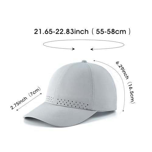 Image of HH HOFNEN Women Quick Drying Baseball Cap Sun Hat Unstructured Golf Hat