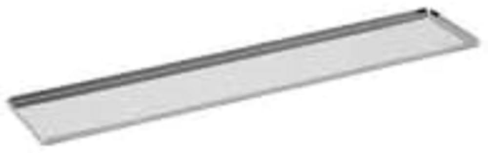 PINTI Vassoio in Acciaio Inox Bartender Rettangolare 60x20
