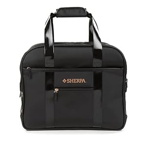 Sherpa Tote Around Town Travel Pet Carrier with Stay Clean Technology – Black, Medium