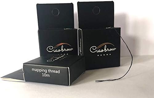 Pre-inked brow mapping thread/string for SPMU/Henna/microblading 3 x box of 10m