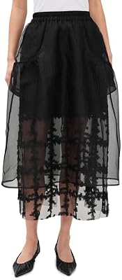 BAUM UND PFERDGARTEN Women's Sevara Skirt, Black, 12