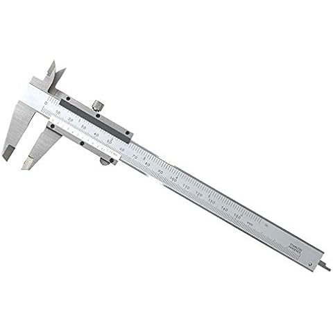 Stainless Steel Vernier Caliper Gauge Manual measurement Micrometer Measuring Tool 0-150mm / 0-6’’ Cover
