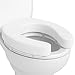 Vive Toilet Seat Cushion (Soft Cushioned Foam) - Easy Clean Soft Padded Bathroom Attachment - Elongated, Standard Seats - Comfort & Support Donut for Handicap Adults