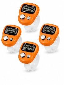 Image of Sovely Mini Hand Tally Counter Digital Electronic Finger Ring - LED Finger Counter for Mantra Jap, Cricket Umpire, NAM Jap, Multiuse Counting Tally Machine, Portable Hand Clicker