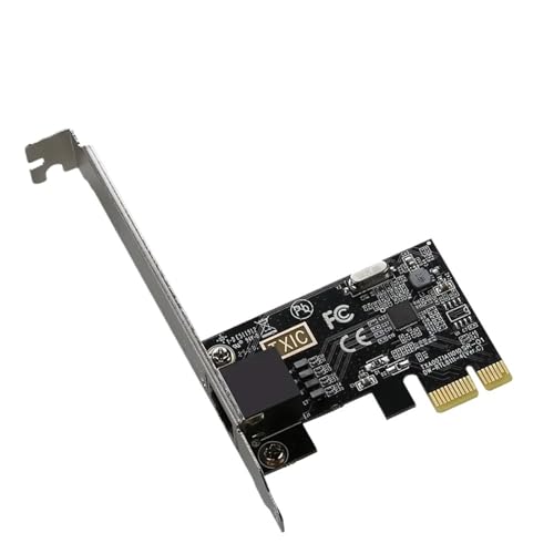 PCI-E to RJ45 Network Card 2.5Gbps Gigabit Ethernet 1000/2500Mbps PCIE Network Card LAN Controller Adapter RJ45 for Desktop PC 1000M Black 8111E miniatura 1