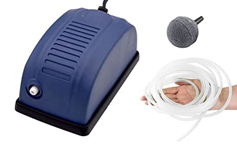 Fish bank Aquarium Air Pump/Motor + Free Tube and Air Stone