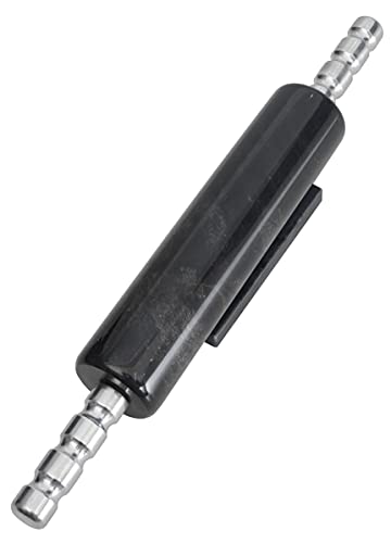 RADICALn Rolling Pin 18 Inches Black Handmade Marble Chef Rolling Pins for Baking with Holder - French Rolling Pin for Fondant, Dough, Pizza - Commercial Roti Maker - Fondant Tools Kitchen Accessories