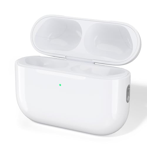 Wireless Charging Case Replacement for AirPods Pro 3 (2025 Release) USB-C Port with Pairing & Sync Button Replacement Airpods Pro 3 Charging case Support Wireless Airpods pro 3 Charger case