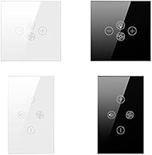 Interruptor inteligente da luz e ventilador de teto Wifi, Interruptor Tuya, funciona com alexa, google home e App Smartlife - Branco