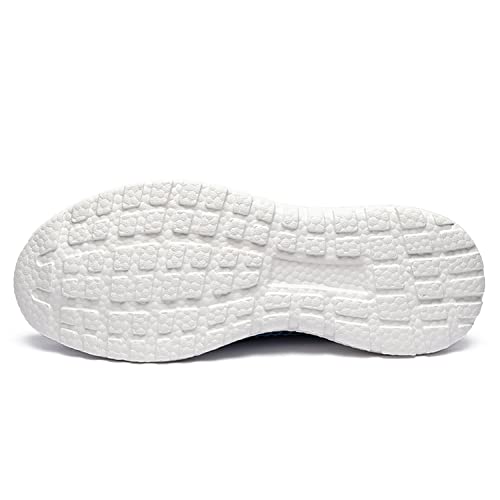 GOSPT Women's Mesh Walking Shoes Slip on Breathable Knit Tennis Running Sock Sneakers3