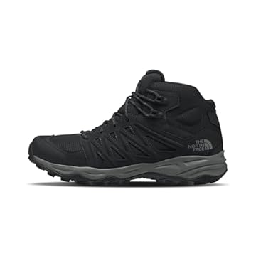 THE NORTH FACE Tênis de caminhada masculino Truckee Mid, Tnf preto/cinza asfalto, 10