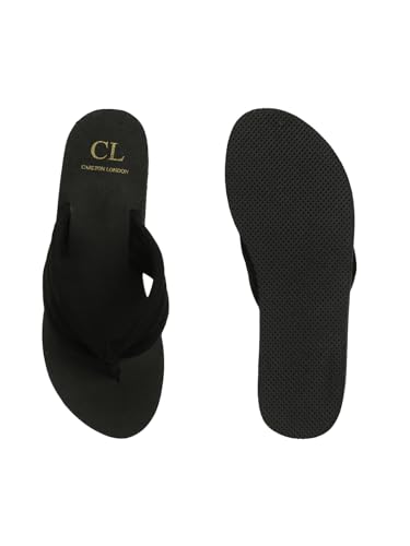 Image of Carlton London women's Solid Thong Strap Stylish Platform Sandal