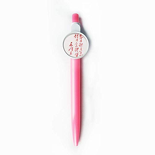 Stylo à bille rétractable bleu anti taches design rouge historique