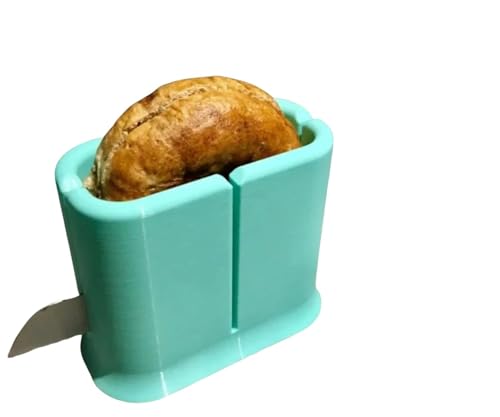 Cortador de Bagel | Soporte para Bagel | Estación para Desayuno | Esenciales de Cocina | Estación para Creación de Bagel | Para amantes de la comida (Azul Oscuro) miniatura 1