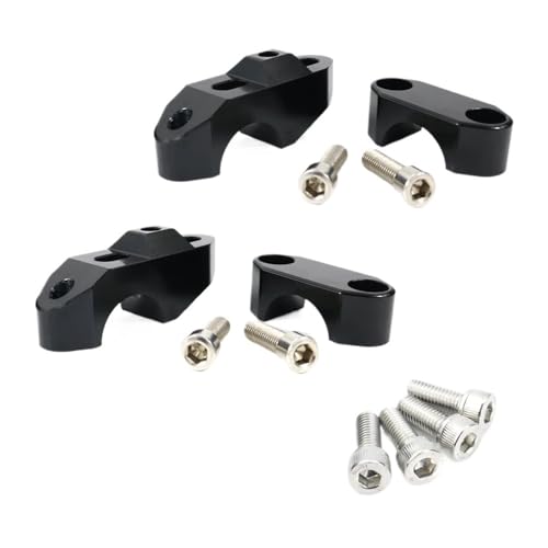 Riser guidon 28 mm noir pour soulager le dos sur moto Monster S2R S4R rehausseur reculé