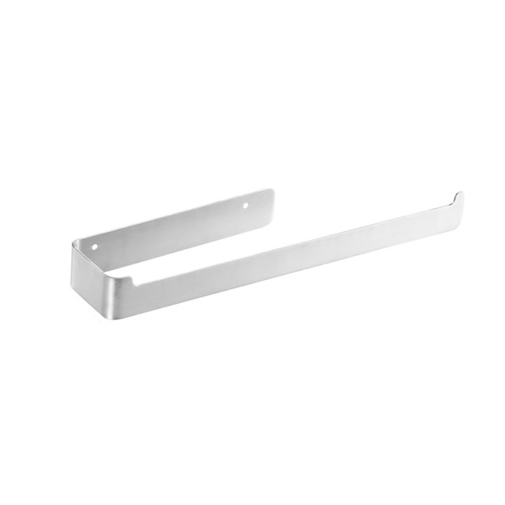 VVW&LIU Golden Finish Towel Holder Black Finish No Drill Towel Rail Self Adhesive Punching Design Bath Accessories Storage Shelf,Silv