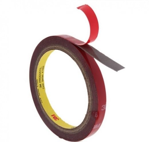3M E80318 Nastro biadesivo nero