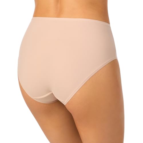 Image of Cuddl Duds Womens 3 Pack Brushed Microfiber Hipster Panty - Ultra-Comfy & Super-Soft Full Coverage Underwear Panties Set