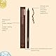 24 Stunden Wasserfester Eyeliner Pflaume, Wischfester, Langanhaltender Makeup-Eyeliner-Stift, Spitzbarer Duo-Eyeliner-Stift, Wischfeste und SchweißResistente Formel, Hochpigmentierter Augenstift