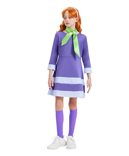 Disfraz Halloween Niñas Falda Deluxe Morada con Accesorios miniatura 2