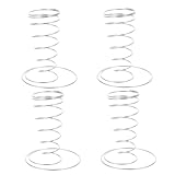 NULYLU Eistütenhalter Edelstahl 4 Stück Waffelhörnchenhalter für Geburtstagsfeiern und Gastronomiebedarf mit Platzsparender Aufbewahrung