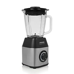 Princess Blender Supreme 212100 – Inhoud 1,5 liter – Glazen kan – 1250 Watt,Metaal rvs