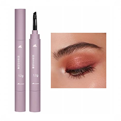 Smooth Color Holding Natural Multi Purpose Waterproof Non Smudging Eyebrow Coloring Pen Durable Non Fading Eye Makeup Oil Eyebrow (B, One Size) #TOP1