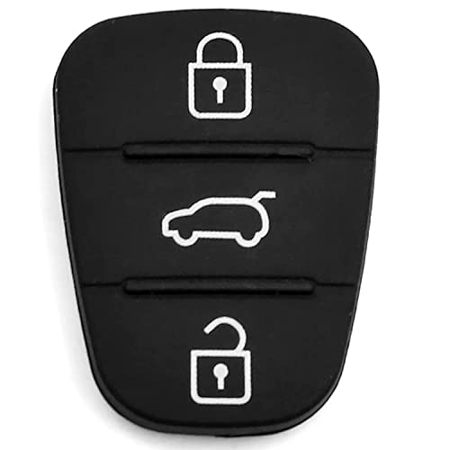 AUTOZOCO Botones de Mando Llave del Coche 3 Botones, Compatible con Hyundai i10, i20, i30, ix35, ix20, Elantra; Kia: Aihu, Carens, Cee'd, Pro Cee'd, Picanto, Rio, Sorento, Soul, Sportage, Venga