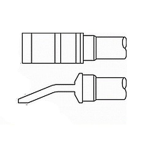 Image of Metcal TFP-BLH50 Series TxP Tweezer Cartridge for Most Standard Applications, 790F Maximum Tip Temperature, Blade, 16mm Tip Length