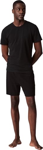 Calvin Klein Herren 3er Pack T-Shirts Kurzarm Crew Neck Basic, Schwarz (Black, Black, Black), 4XL – Ansicht 5