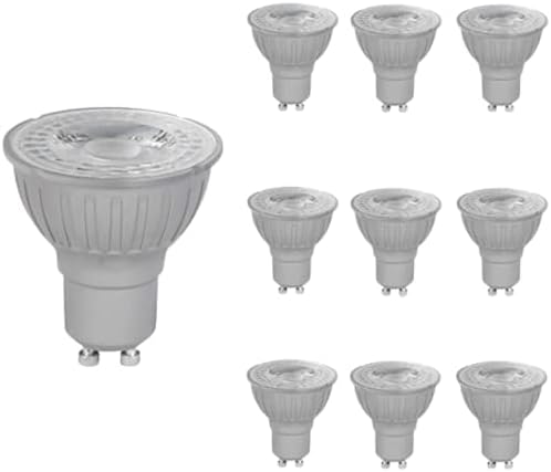 Megaman GU10 Reflector Non-Dimmable LED Lamp, 4.2 Watt, 2800K Colour Temperature, Warm White 10 Packs