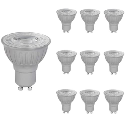Megaman Gu10 Reflector Non-Dimmable Led Lamp, 4.2 Watt, 4000K Colour Temperature, Warm White 10 Packs