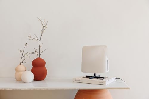 Lampe table noire beige LUANG S évite la fatigue visuelle éclairage doux - 5