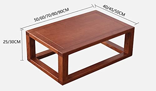 Table d'appoint rectangulaire en bois et table de salon bas - 3