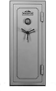 Wasatch 24-Gun Fireproof and Waterproof Safe with Electronic Lock, Gray (24EGW)