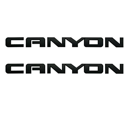 Aimoll 2Pc Canyon Emblem Review: Upgrade Your Truck's Style with Matte Black Badges