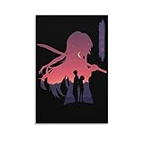 ZGDL Toradora Anime Vintage Aesthetic Art Poster Summer Dress Taiga and Takasu Ryuuji Canvas Art Poster and Wall Art Picture Print Modern Family Bedroom Decor Posters 08x12inch(20x30cm)