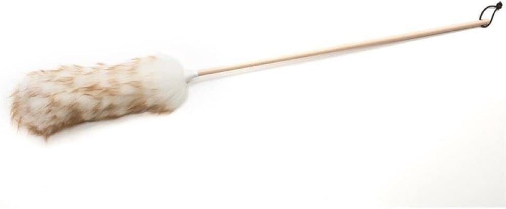 Wool Shop Lamb Wool Lanolin Dusters Deluxe Kit of 3 Sizes 10 in 24 in 36 in Wood Handle