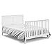 Storkcraft Alpine 5-in-1 Convertible Crib (White) – GREENGUARD Gold Certified, Converts to Toddler Bed and Full-Size Bed, Fits Standard Full-Size Crib Mattress, Adjustable Mattress Support Base