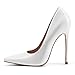 Elisabet Tang Women's Classic 4.72 in Closed Toe Stilettos Fashion Square Toe Slip-on Pumps High Heels Daily Party Work Comfort Shoes