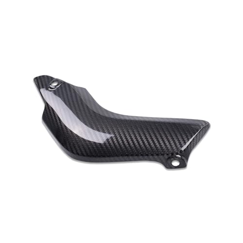 Image of 100% Real 3K Carbon Fiber Exhaust Heat Shield Cover Guard Fit for Honda 2007-2026 CBR600RR CBR 600RR Glossy Twill Weave nt01