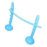 Robustes material: hergestellt aus hochelastischen materialien, bietet es haltbarkeit und sorgt für ein reibungsloses sprungerlebnis für , als requisite für spiele im garten oder als dekoration für strandpartys