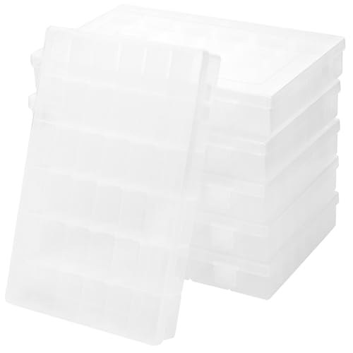 Boîte de rangement plastique 36 compartiments FUNSUEI x6