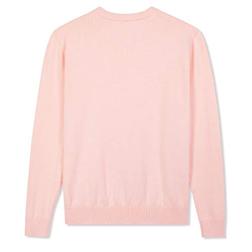 Image of Kid Nation Girls Sweaters Cotton Cute Kids Sweater Crew Neck Holiday Pullover