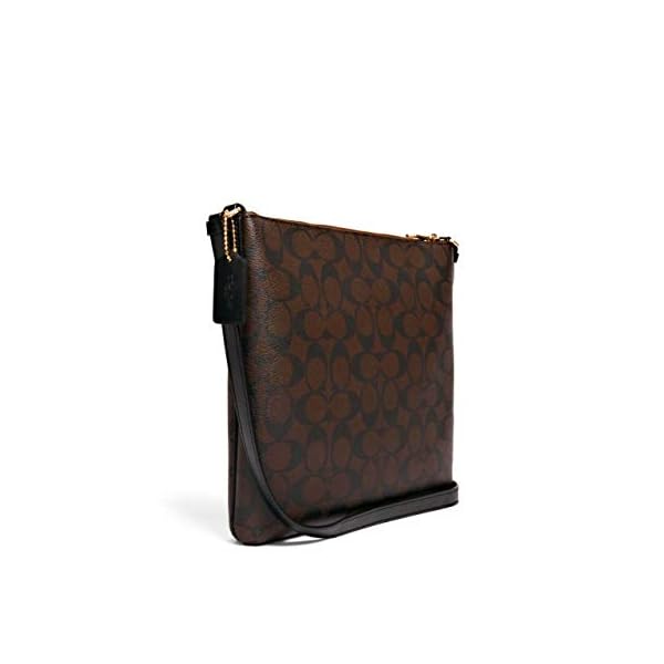 COACH-Womens-Rowan-File-Bag-In-Signature-Canvas COACH Womens Rowan File Bag In Signature Canvas (Brown/Black)