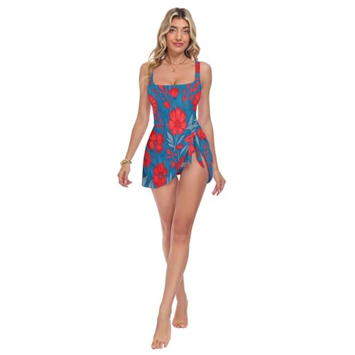 Maillot push up 1 pièce patriotique avec décolleté clavicule pour sublimer la silhouette