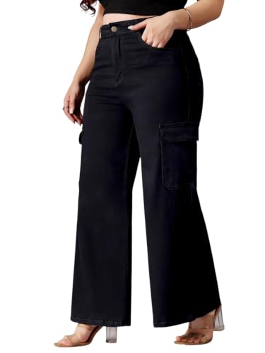 Image of Miss Chase A+ Women's High Rise Regular Stretchable Denim Bootcut Shaping Jeans