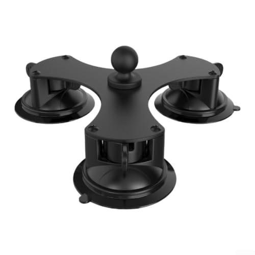 Soporte con ventosa triple para cámara de acción en parabrisas de coche 230mm